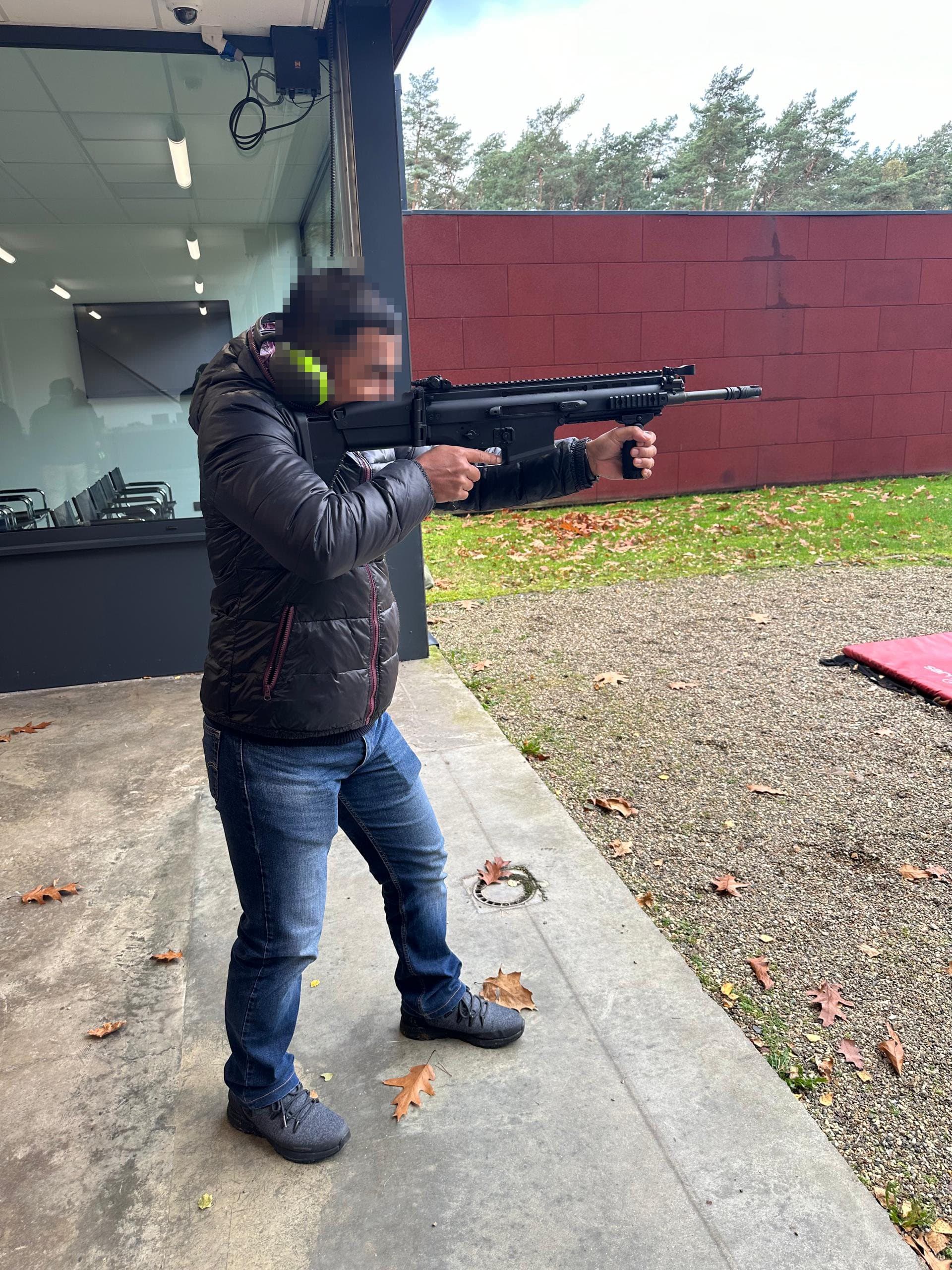 Firing test with Government Officers